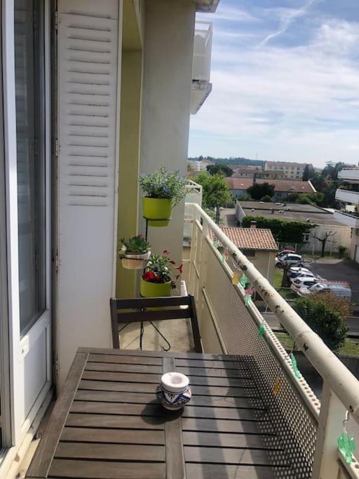 Appartement Balcon, Place De Parking, Centre Ville Valence  Bagian luar foto